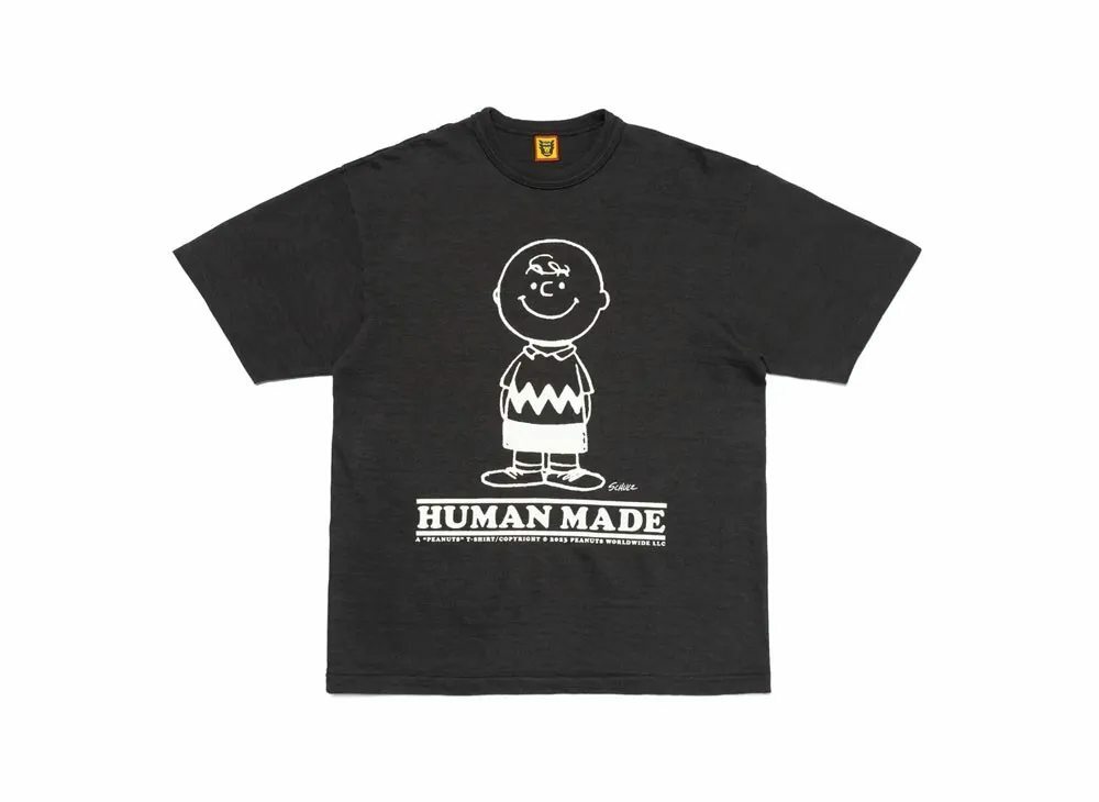 【現貨】HUMAN MADE 查理布朗 短袖 短踢 短T HM25TE024