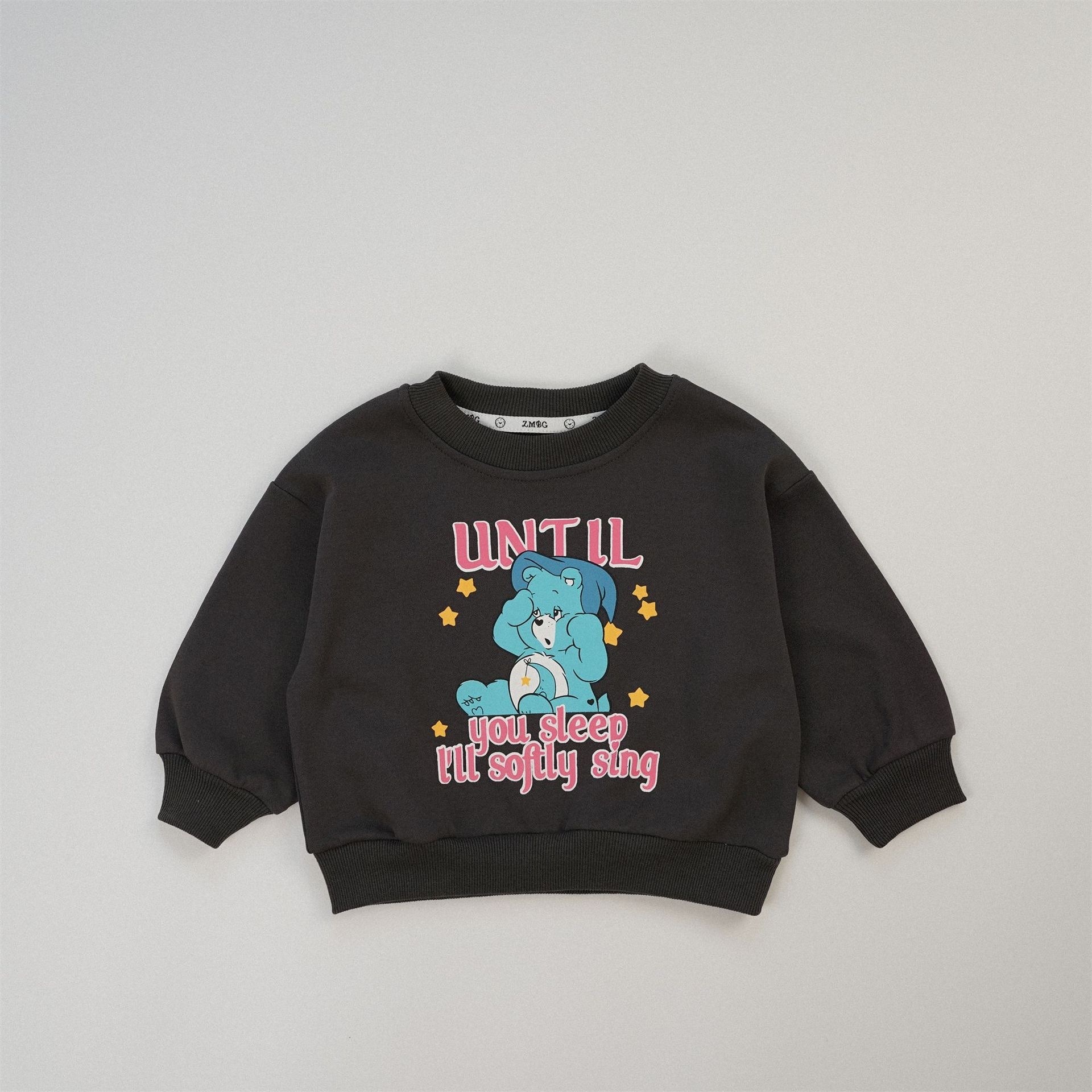 親子裝_睡睡藍色糖果熊上衣