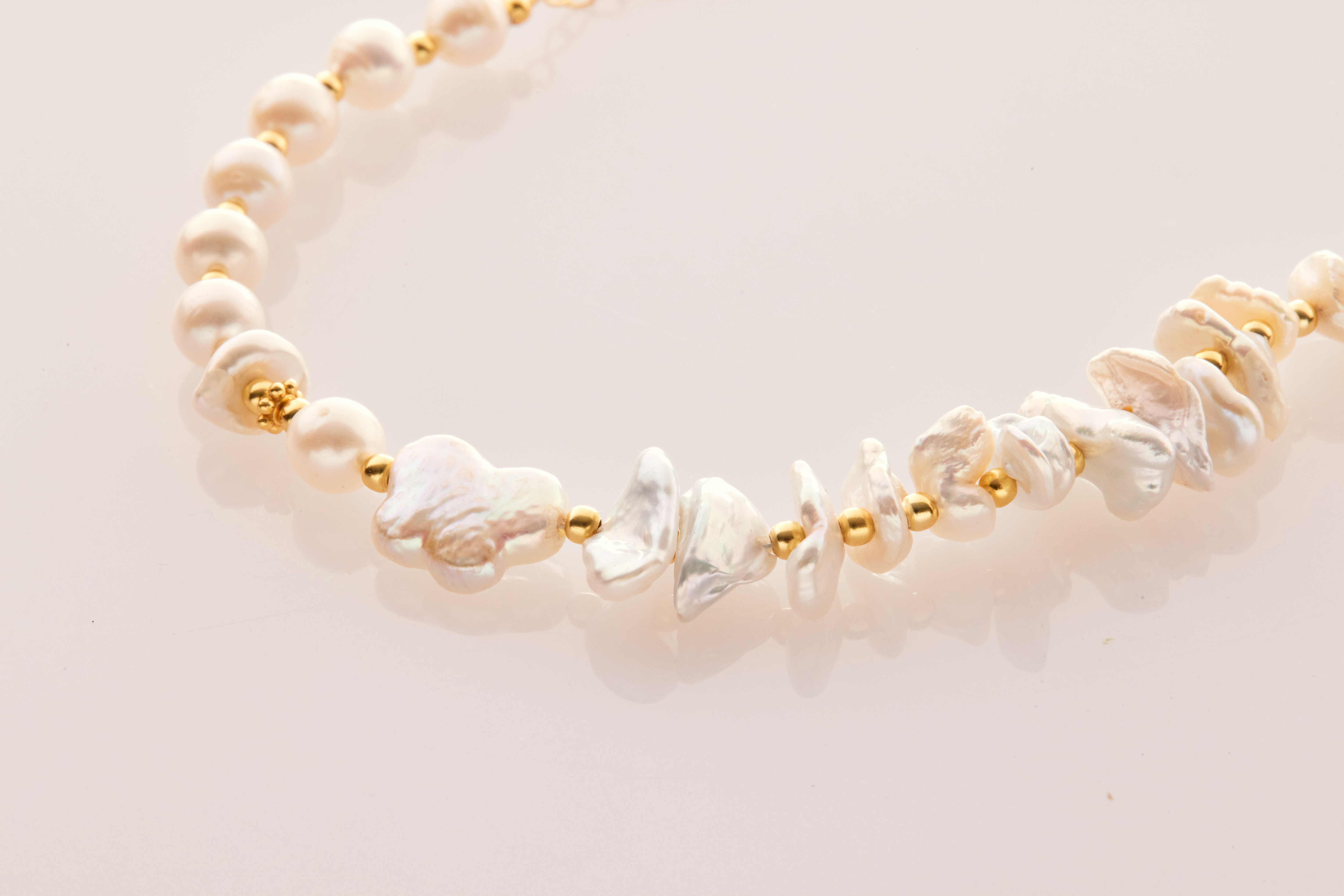 B259  | 純銀淡水珍珠手鍊