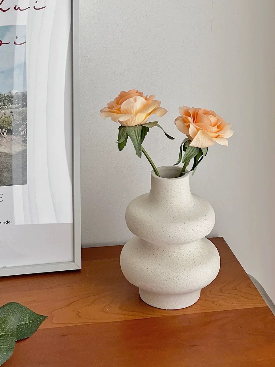 藝術氣息多層環狀花瓶擺件 / 2款