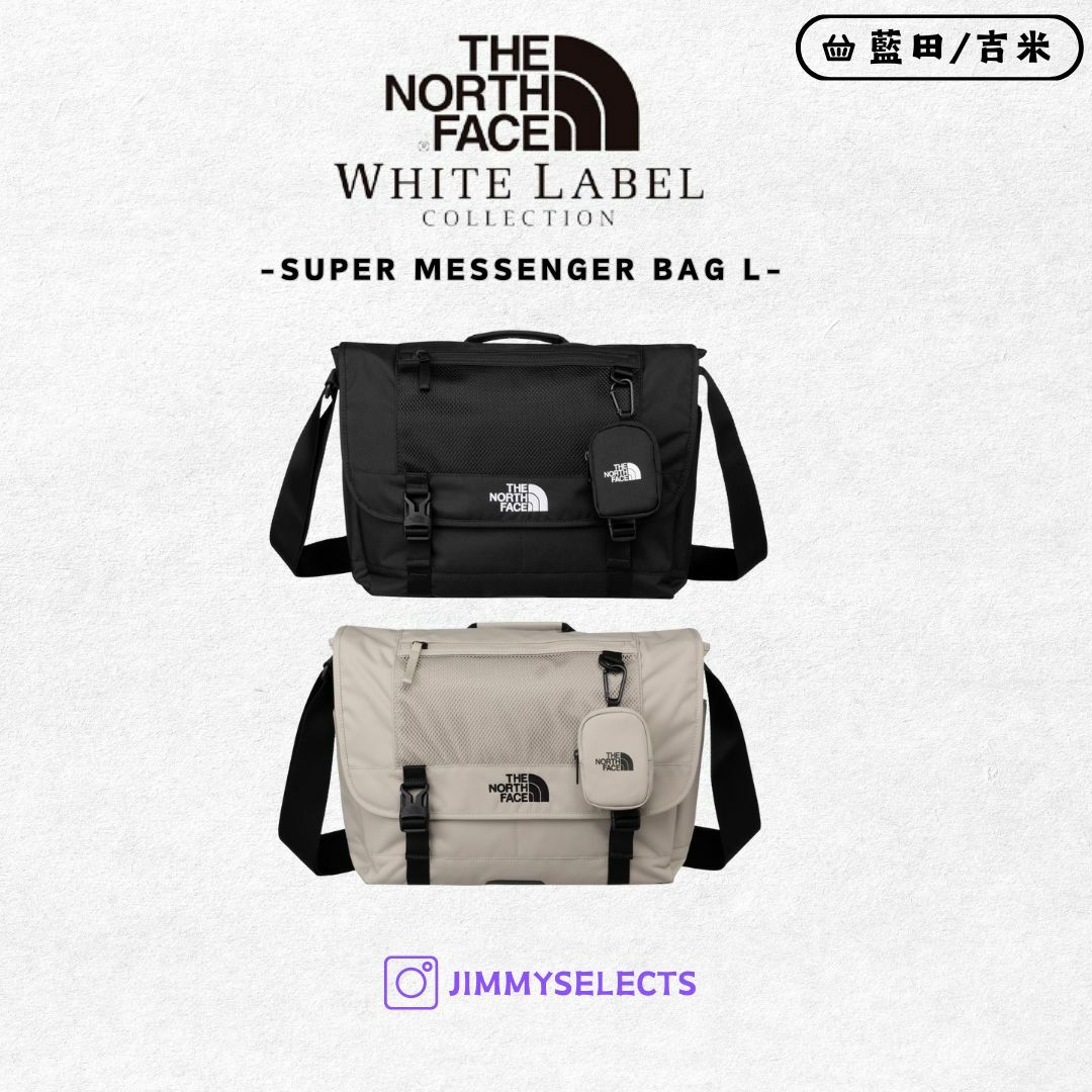 【代購】THE NORTH FACE 北臉 白標 SUPER 側背 郵差包 側背包 L NN2PQ72