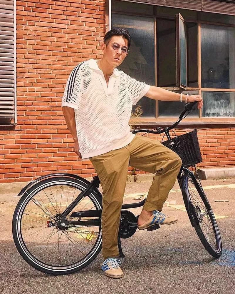 【代購】Clot x Adidas Originals Gazelle 聯名款 陳冠希 藍串珠 亞麻卡其