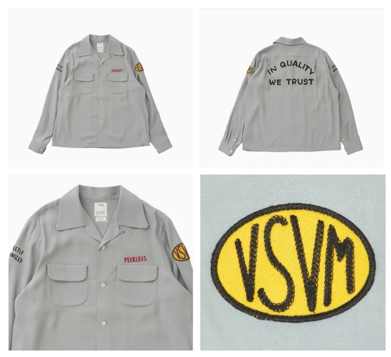 VISVIM KEESEY G.S. SHIRT L/S I.Q.W.T - GREY SIZE 3 IN STOCK NOW (現貨發售中)