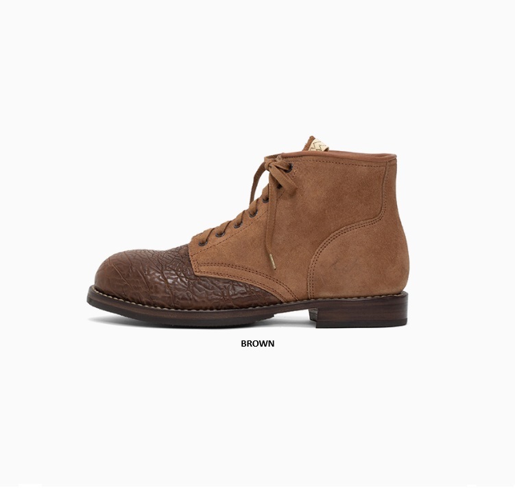 RE-STOCK: VISVIM BRIGADIER BOOTS-FOLK - BROWN PRE ORDER ITEM (預訂中)