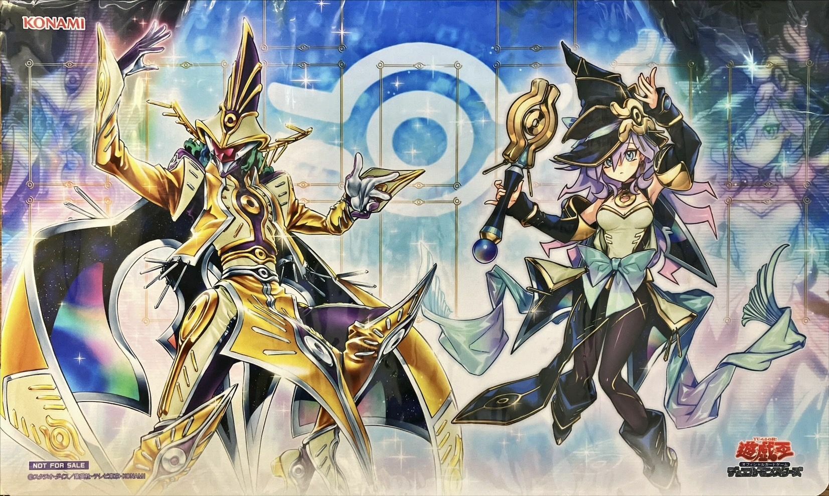 遊戲王卡墊-幻惑の見習い魔術師&幻惑の魔術師(遊戯王の日)