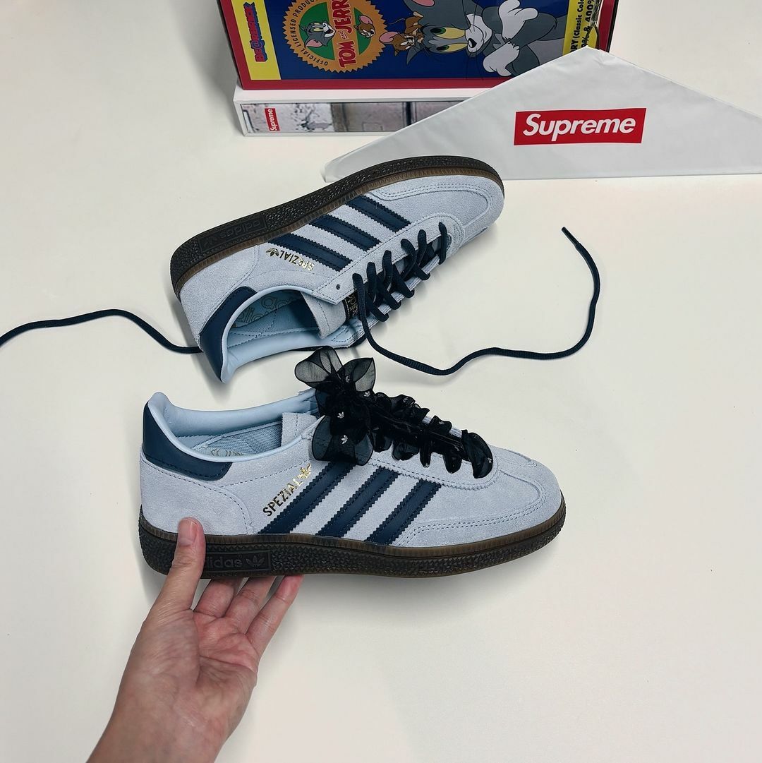 Adidas Originals Handball Spezial 日本新發售 寶寶靛藍 藍色 復古鞋 JR2650