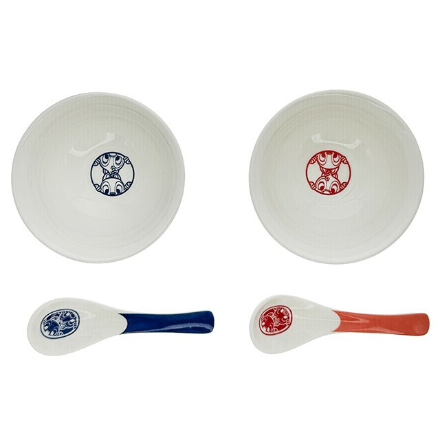 奇奇蒂蒂 Chip 'n Dale 香港傳統系列 碗+湯匙 餐碗套組 -香港迪士尼樂園