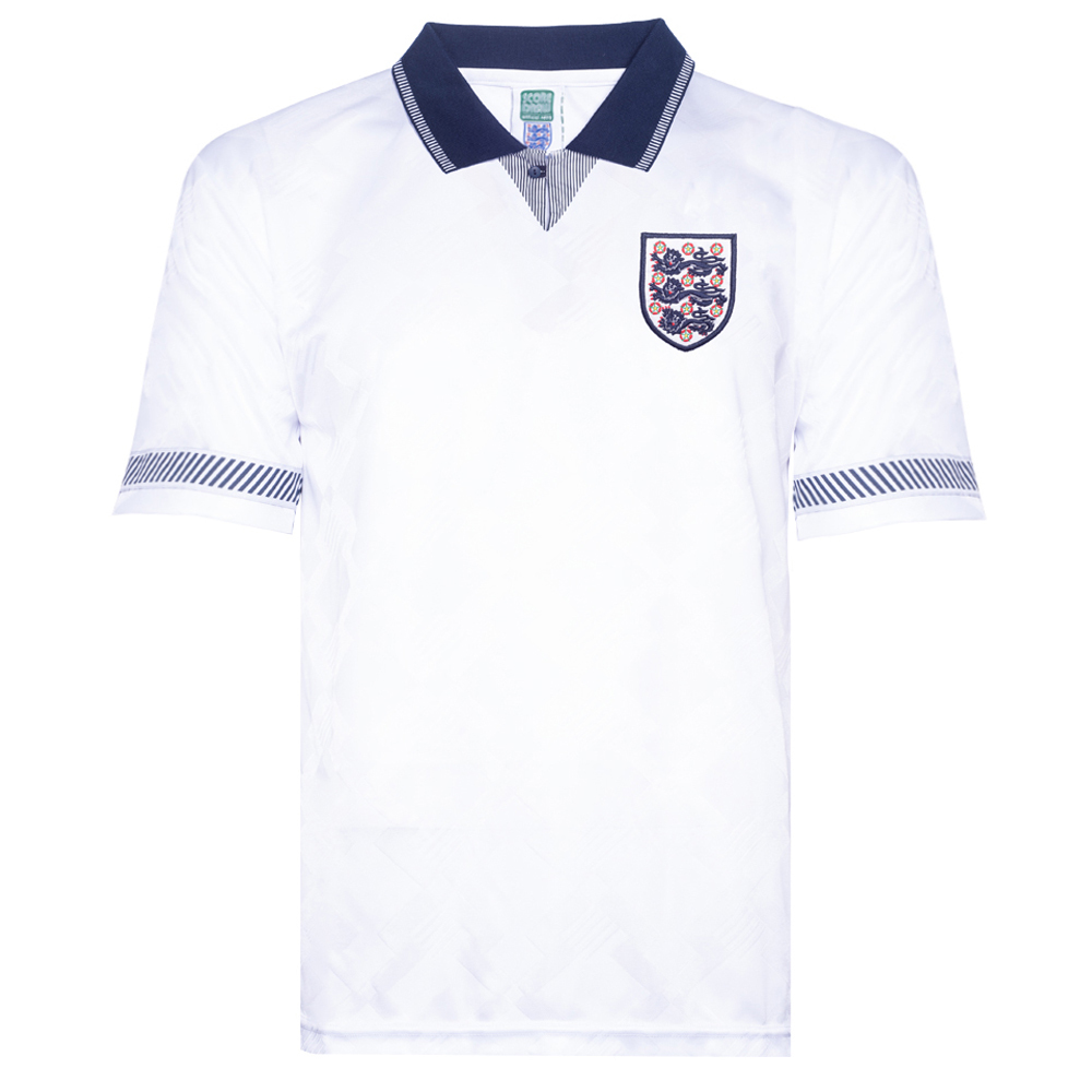 ScoreDraw 1990 England Retro Home Shirt