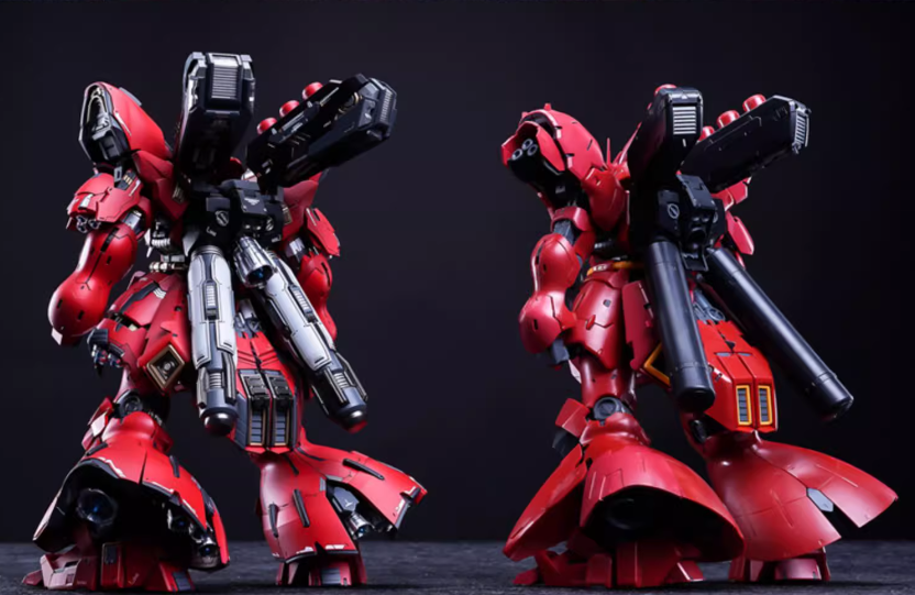 Unpainted and unassembled the51 RG 1/144 sazabi convers