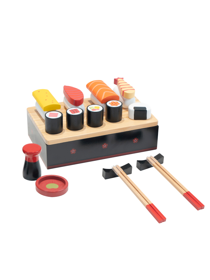 寶貝小廚師-質感磁吸式木製扮家家酒 日本握壽司組