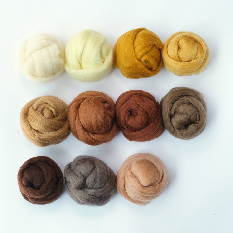 樂洋・義大利進口羊毛材料 / 大地色系 / 10g裝