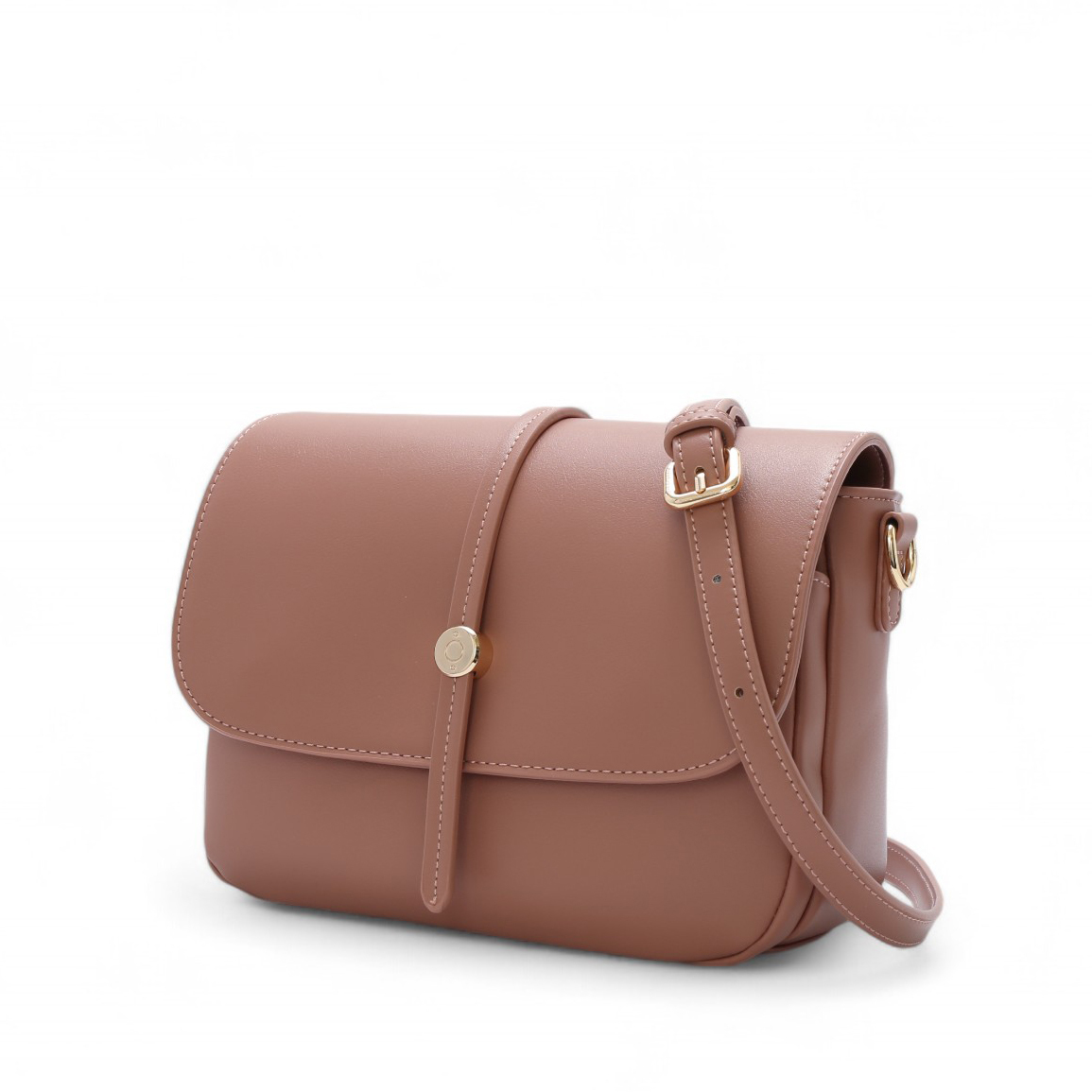 好感日常知性百搭斜背包(大) #粉