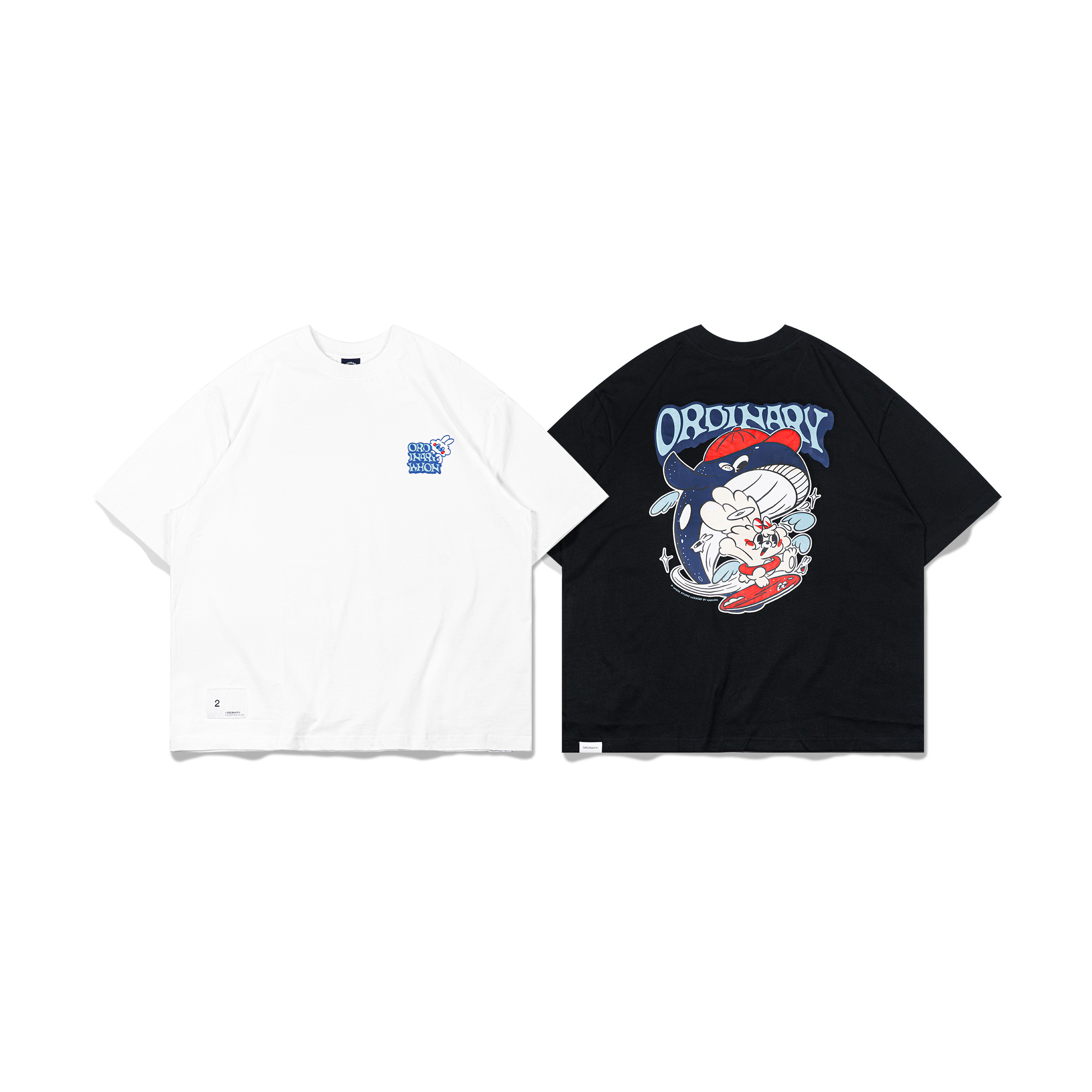 ORDINARY X WHONWHON 衝浪主題短TEE