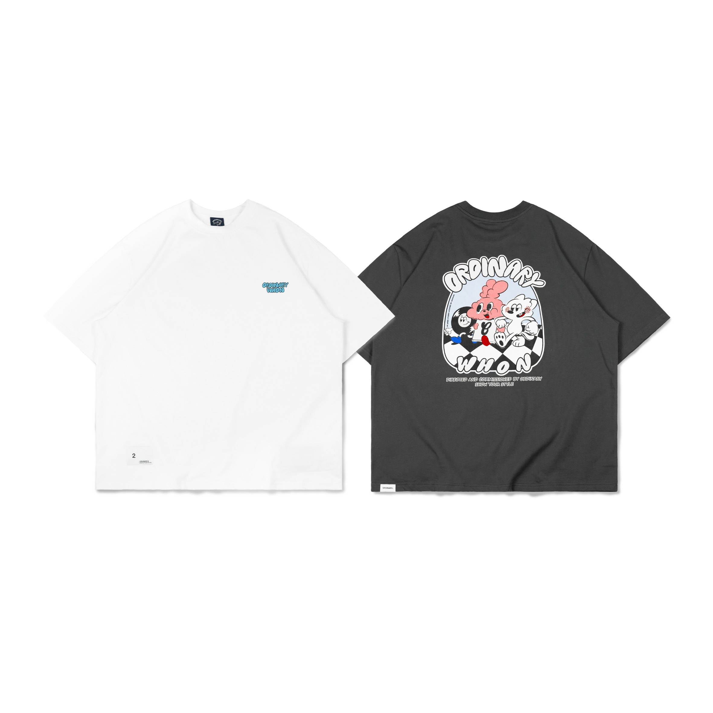 ORDINARY X Whonwhon 大角色集合短Tee