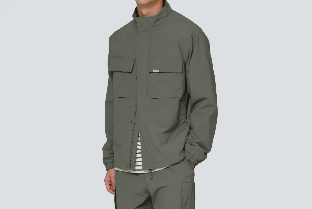 【現貨零碼折扣】snow peak Cample Stand Neck Windbreaker 雙口袋立領外套 S24FMCWB14