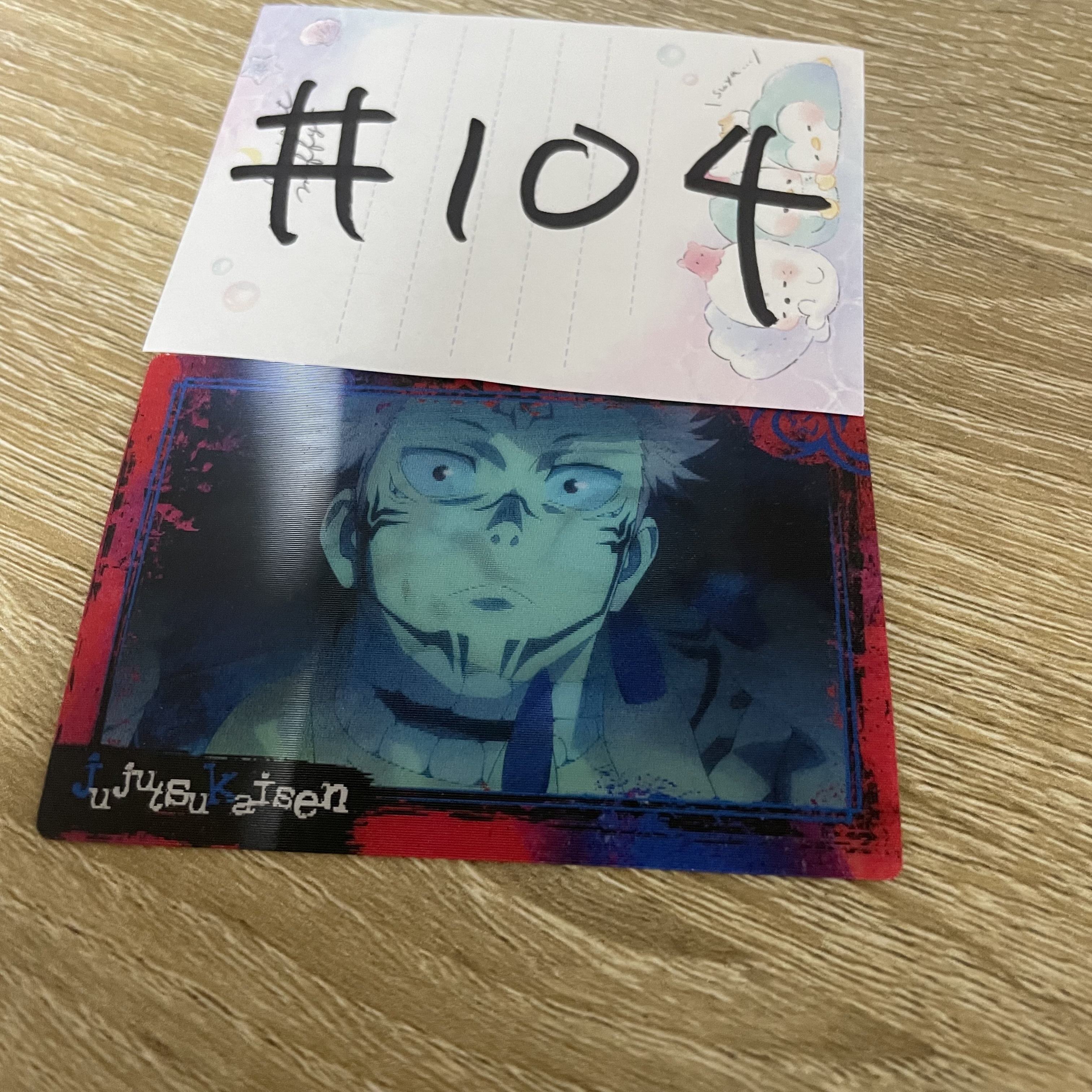 咒術迴戰  宿儺 小卡#104