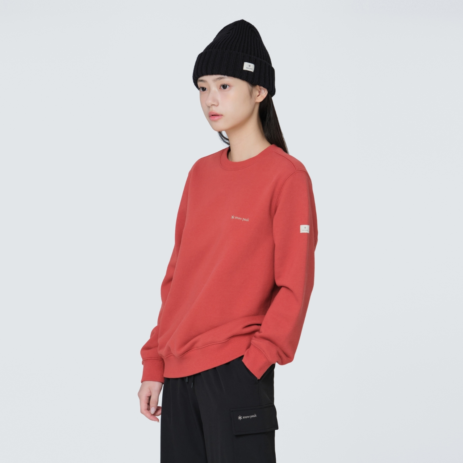 【現貨】snow peak Land Women Sweatshirts 女款基本款logo大學Ｔ長袖 S24FWFHT61