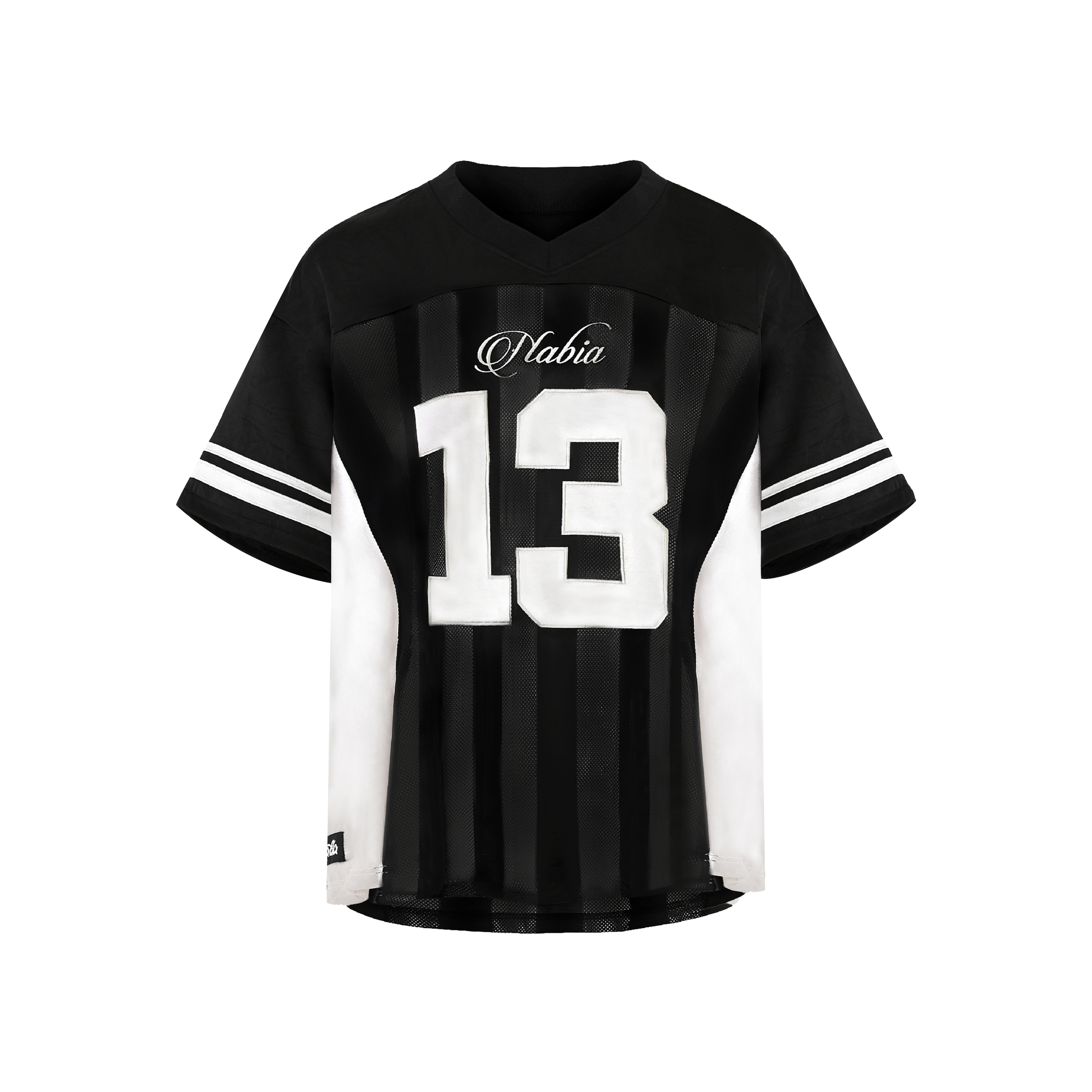 美式銀黑冰球服