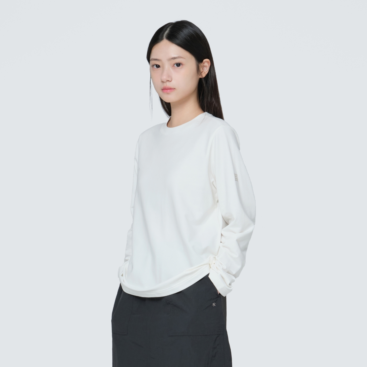 【現貨】snow peak Basic Women Long Sleeve T-shirt 女款基本款布標logo薄長袖 S24FWFTL11