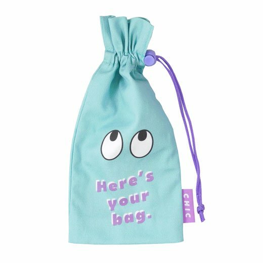 CHIC_眼睛 長型束口袋 筆袋｜日本Greeting Life