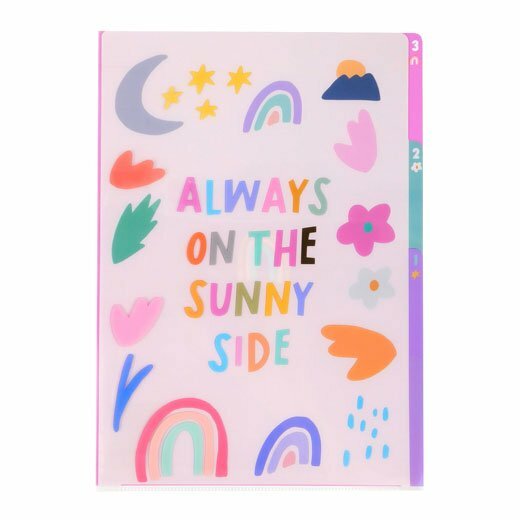 CHIC_彩虹 三層資料夾｜日本Greeting Life