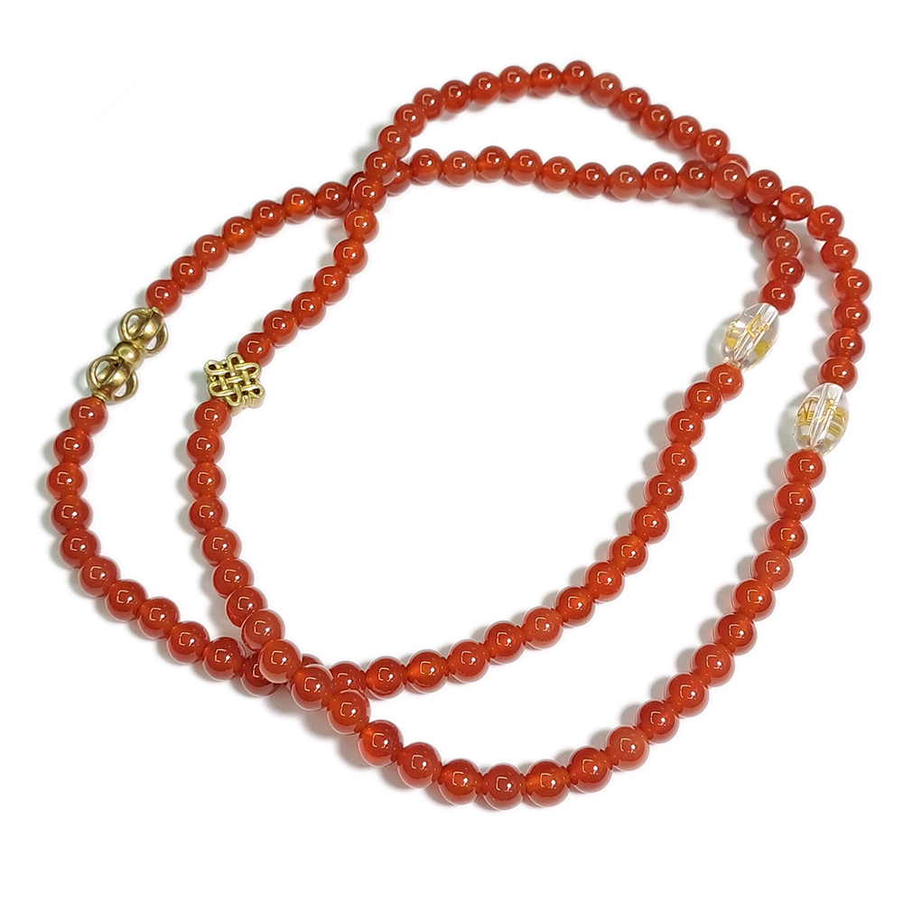 轉經輪+紅玉髓108念珠6mm【十方】137392