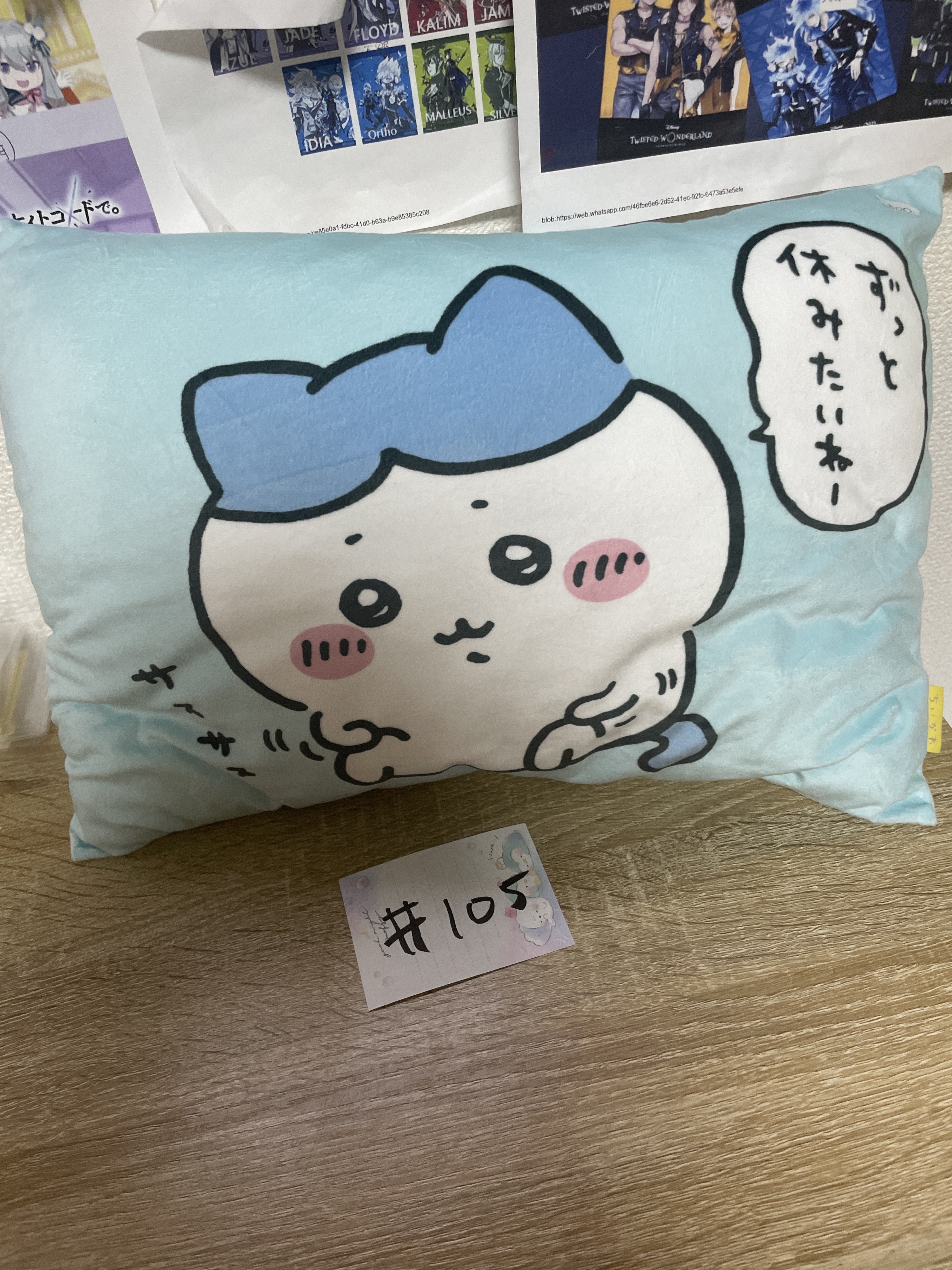 CHIIKAWA 八字貓 枕頭#105