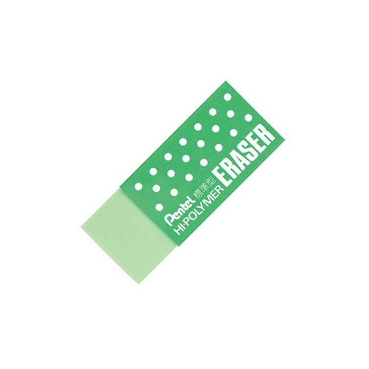 PENTEL (綠色)標準型塑膠擦 小 ZEH-05