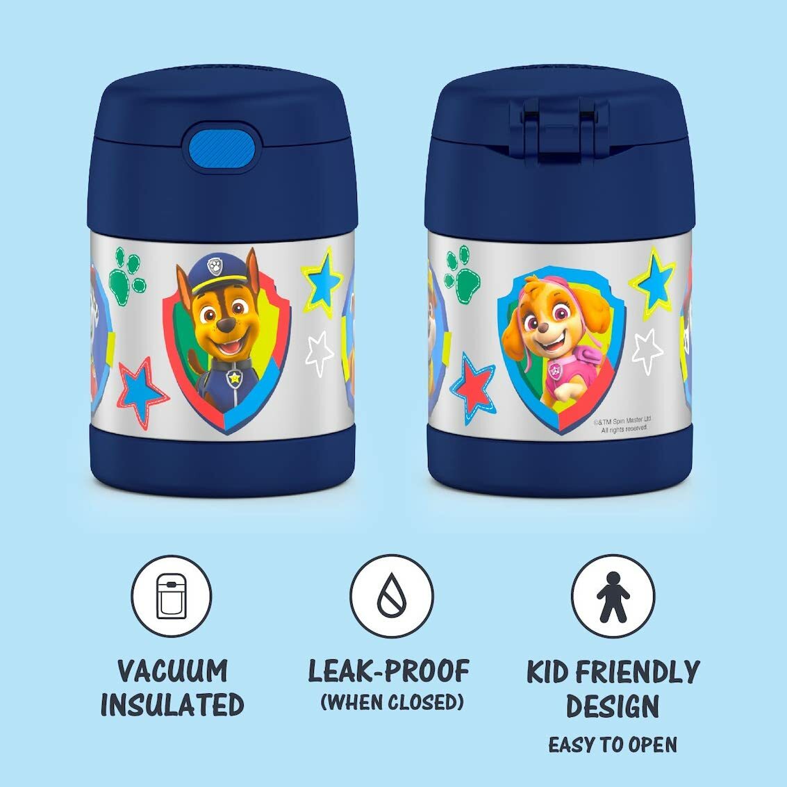 美國 Thermos 不鏽鋼真空兒童保溫食物壺 - Paw Patrol