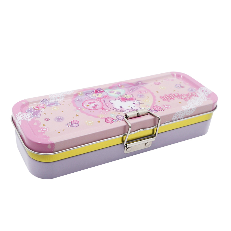 24 KT 三層鐵筆盒