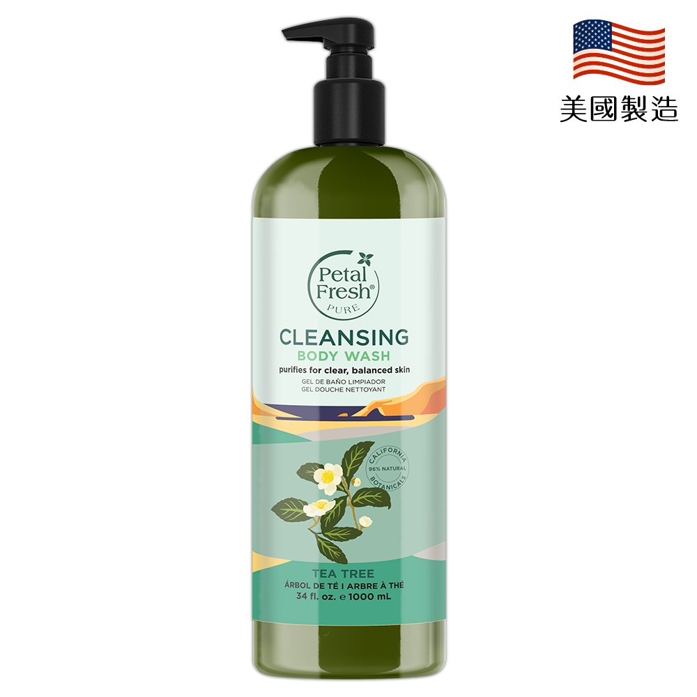 【Petal Fresh沛特斯】茶樹沐浴乳 34oz/1000ml