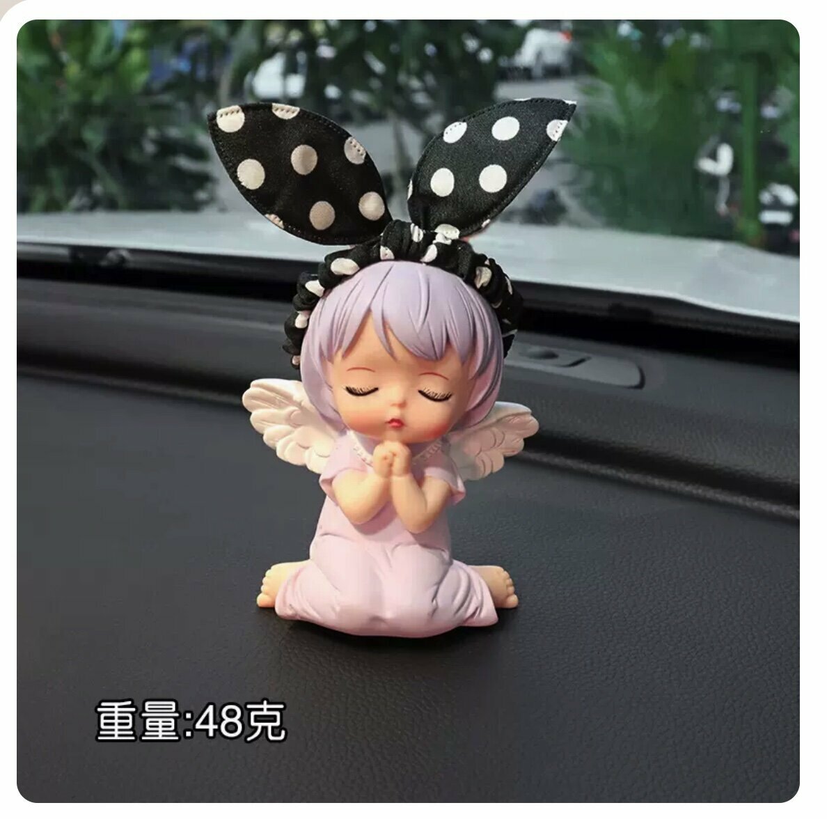 Hot selling empty car aromatherapy bottle (beige miu bear + perfume bottle, 5.5*7cm)