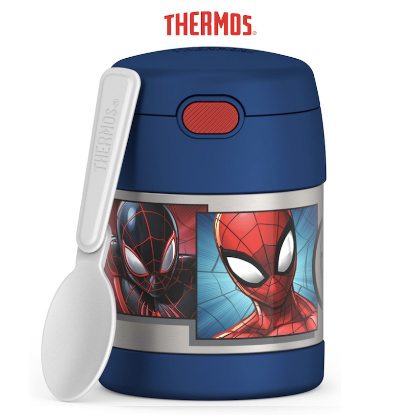 美國 Thermos SpiderMan 不鏽鋼真空兒童保溫食物壺