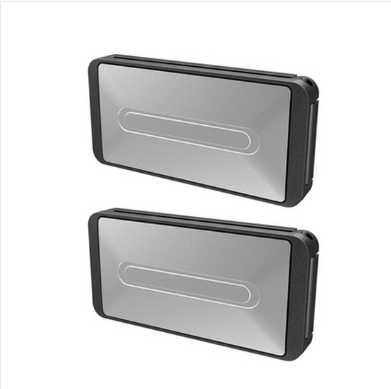 Hot Style [1 Pair Pack] Car Seat Belt Limiter Seat Belt Fixing Clip (Silver)