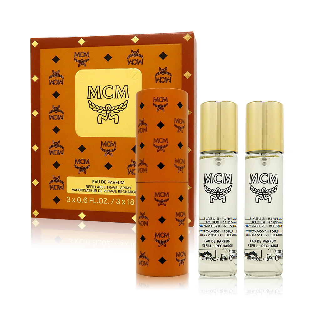 [全新拍照拆膜] MCM 經典背包造型淡香精EDP旅行精裝組 18mlx3入