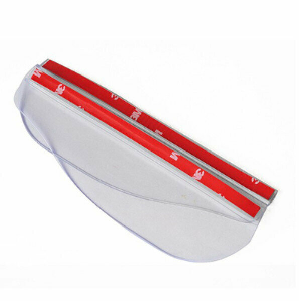 Popular car rearview mirror rain eyebrows (a pair of transparent white eyebrows)