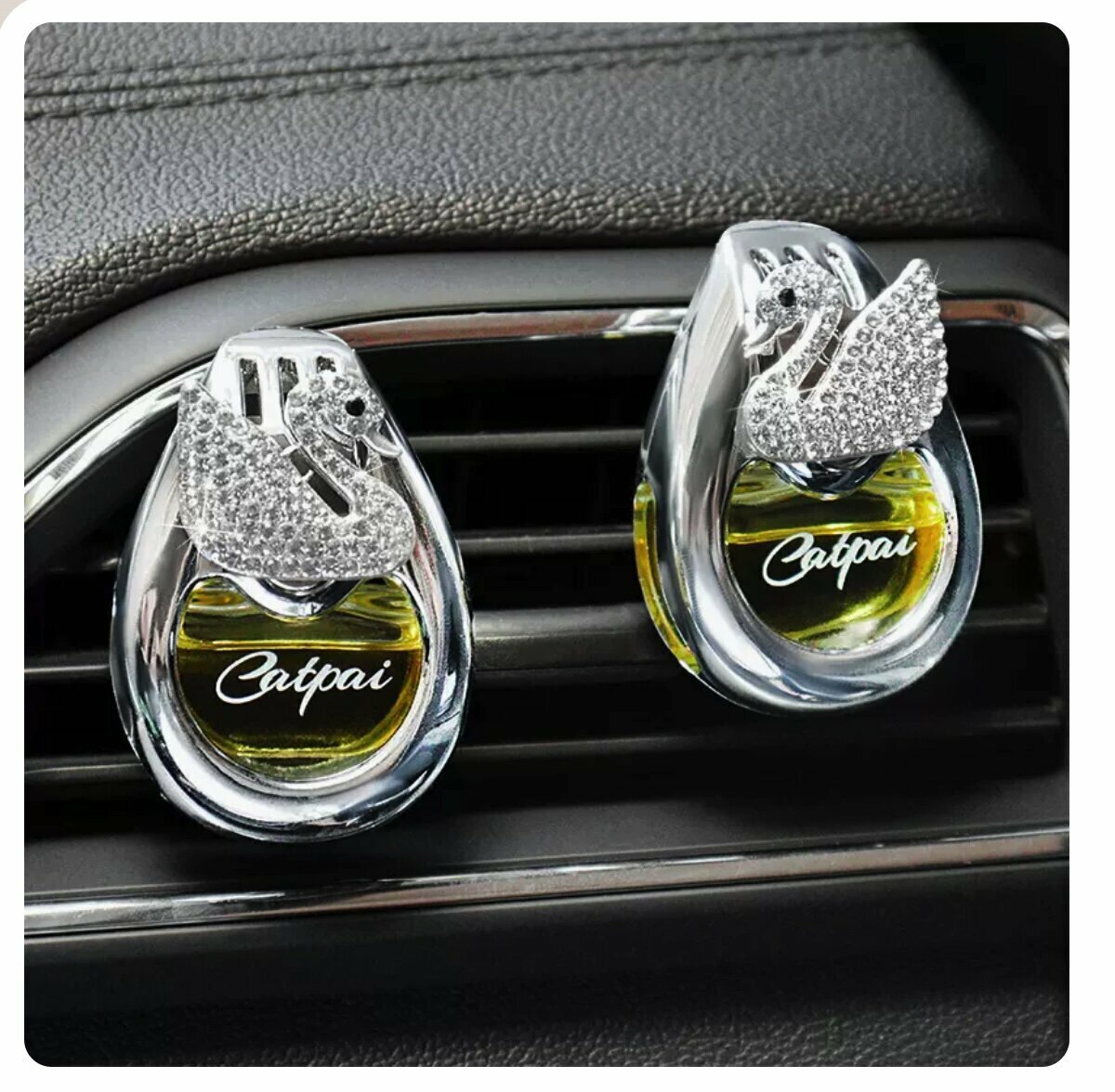 Hot Selling [1 Pair] Car Air Conditioner Perfume Clip for Air Outlet (Fresh Lemon)