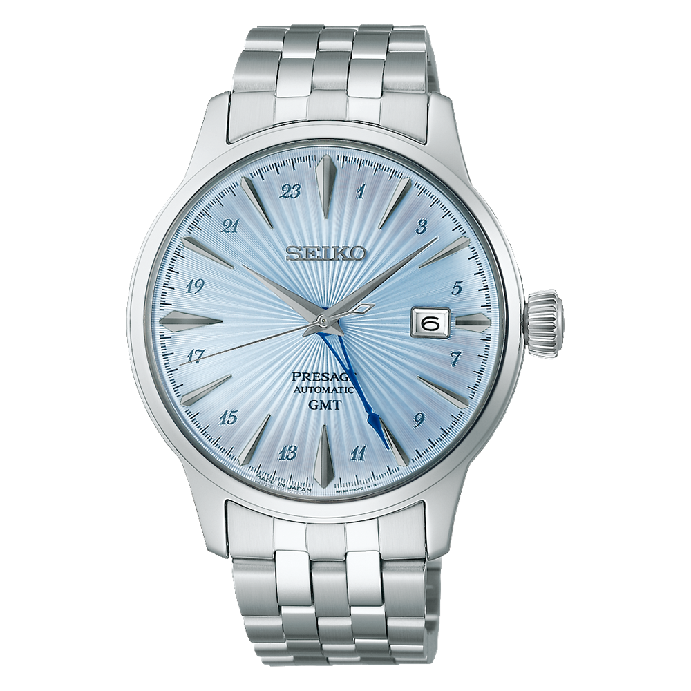 Seiko Presage Cocktail GMT Watches SARY241 / SSK037J1 ,  SARY243 / SSK039J1  雞尾酒時間 GMT 不銹鋼錶帶自動機械錶 上鍊錶 日本製造