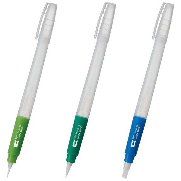 TOMBOW 水筆三尺寸一組：出門上色好夥伴