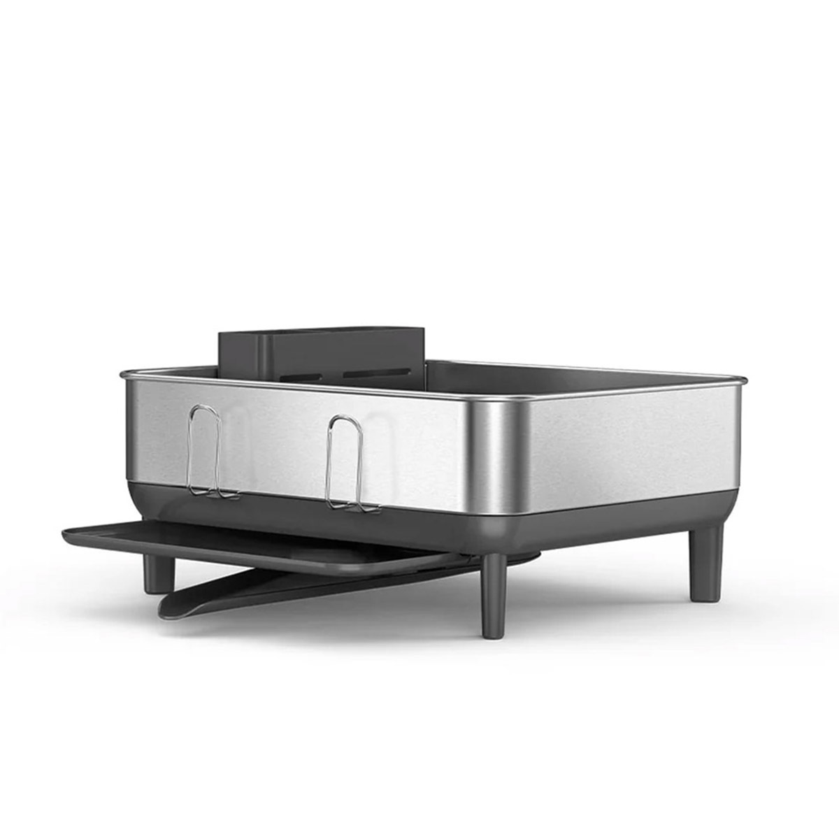 美國品牌SIMPLEHUMAN 39.4 x 38 x 19cm不銹鋼碗碟架 -灰色 -KT1184DC