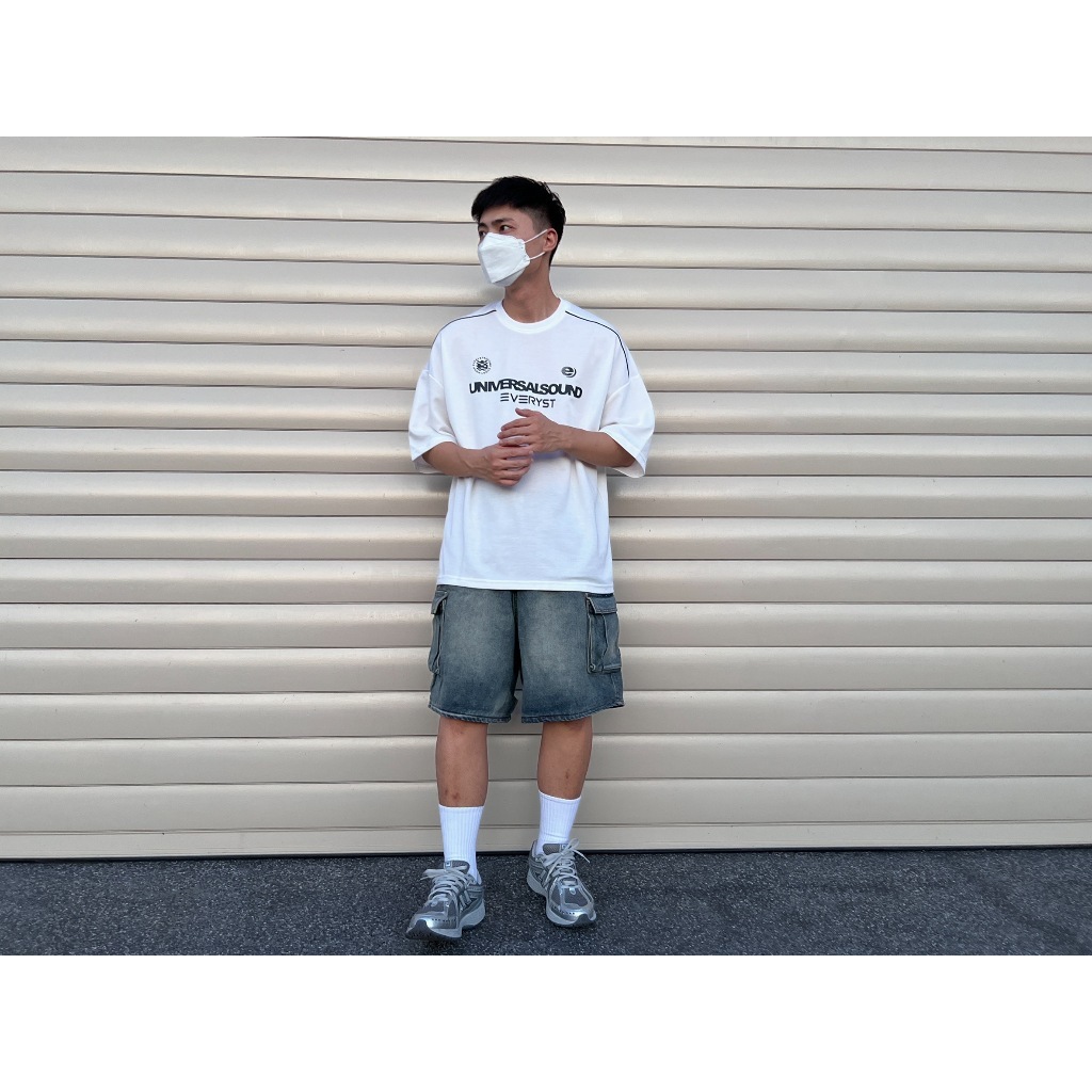 MS-193 牛仔工裝五分褲