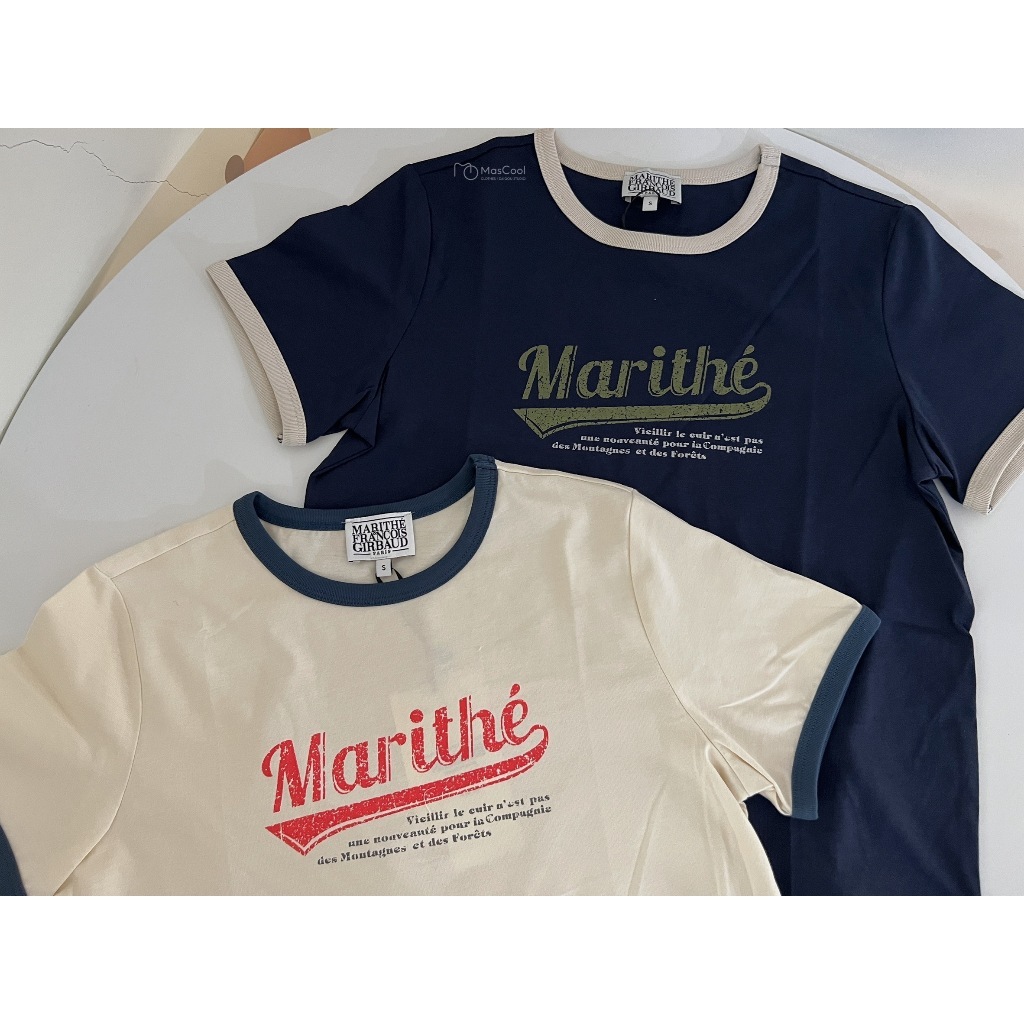 MARITHE 美式滾邊短袖 (TS124)