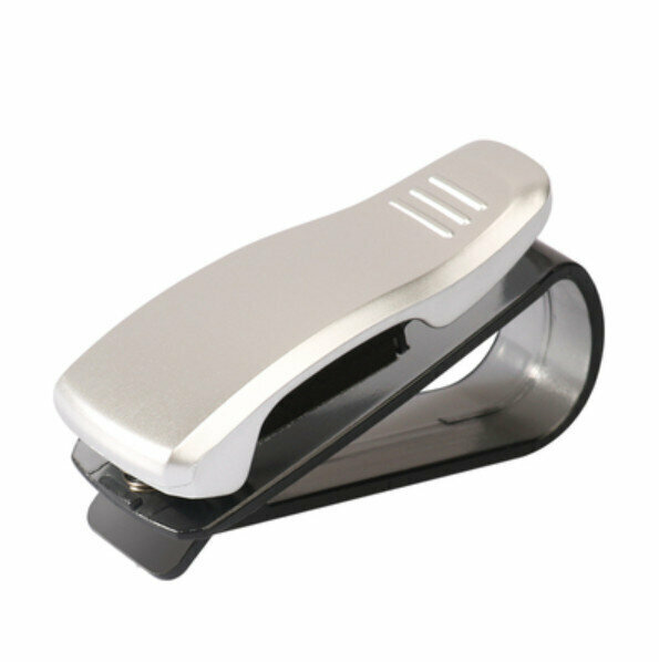 Popular model (1 piece) car glasses holder (silver)