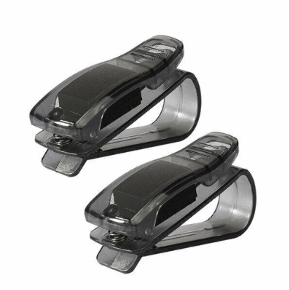 Hot style (2 pieces) car glasses holder (black)