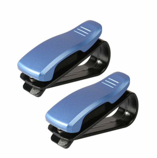 Hot style (2 pieces) car glasses holder (blue)