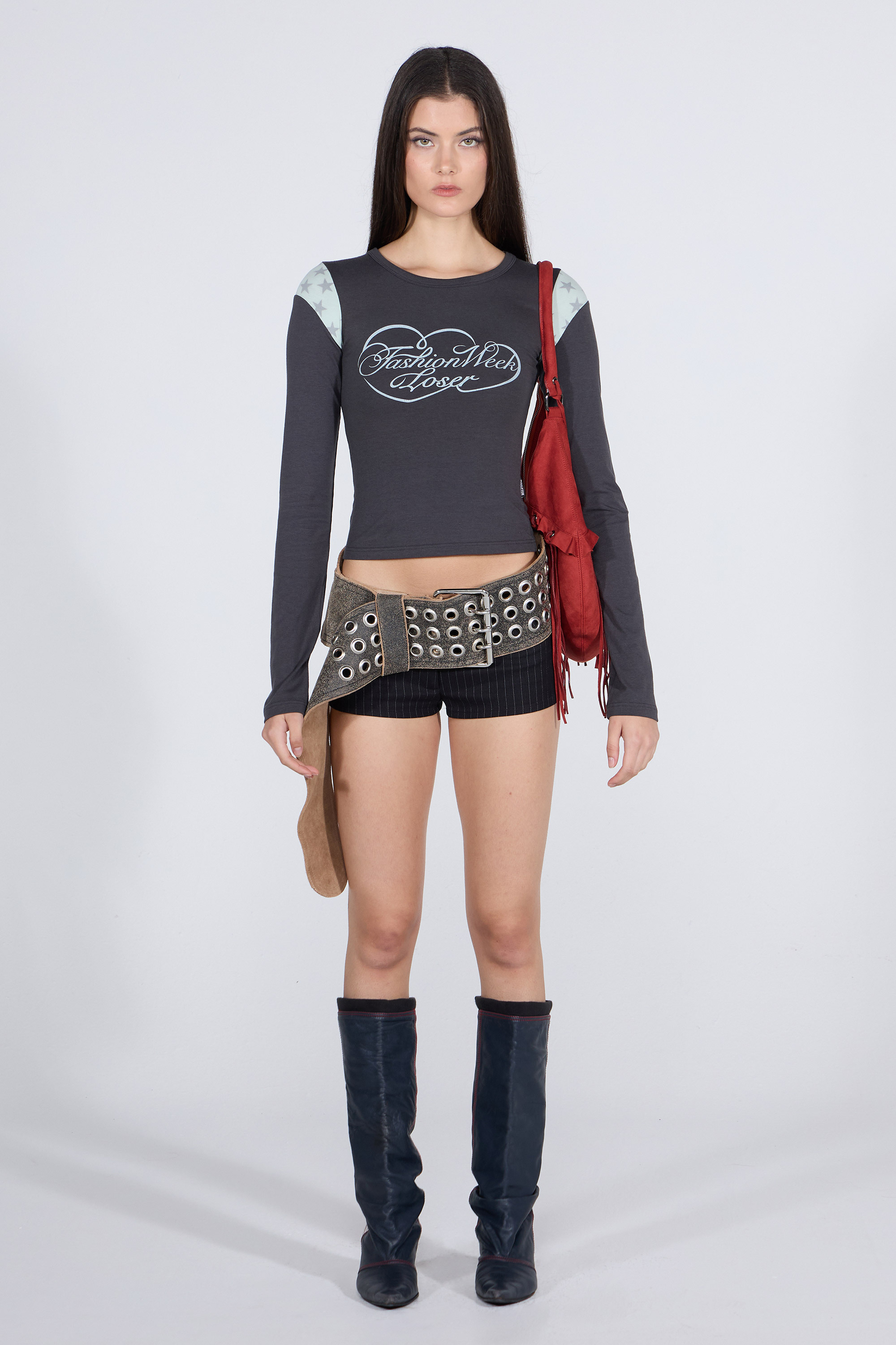 SCULPTOR - Star Band Tee (Charcoal)