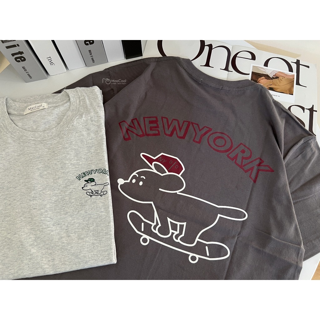 6270 NEW YORK滑板狗短T