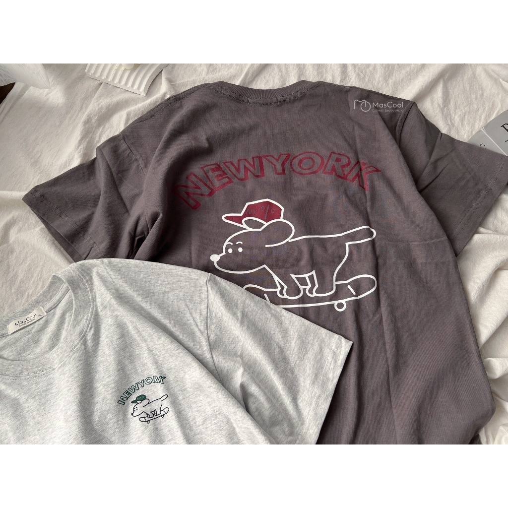 6270 NEW YORK滑板狗短T