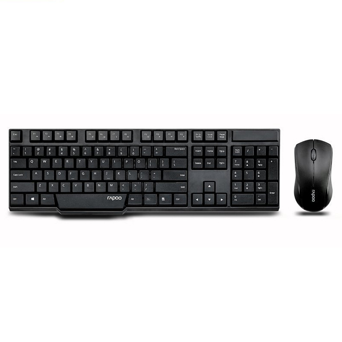 RAPOO - X320 防濺水無線光學鍵盤及滑鼠套裝 (英文版)