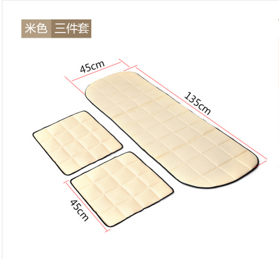 Popular model [three-piece set] car seat cushion without backrest, suitable for all seasons [please contact customer service to confirm the delivery color after placing the order]